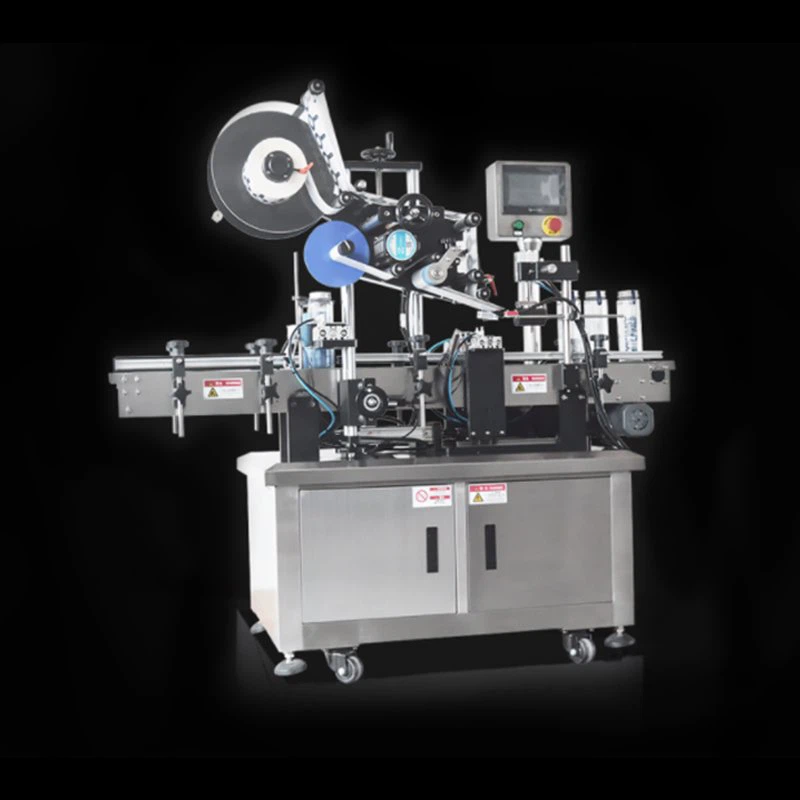 Automatische ronde flessenhoek opvouwbare etiketteermachine